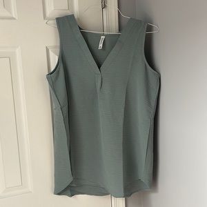Brand new Zenana sage green tank top.